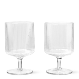 Ripple Wine Glasses, set 2 pcs