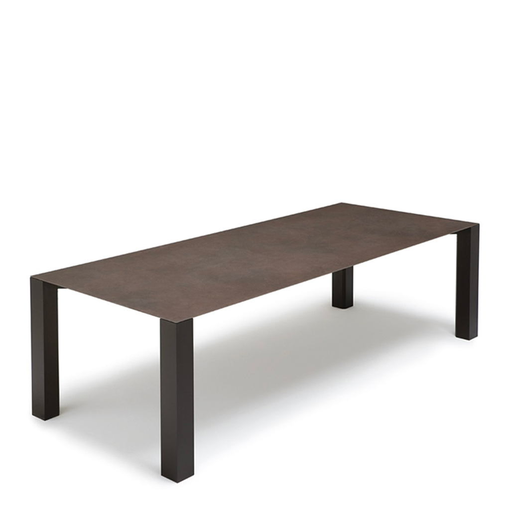 Grattoni PANAREA/160 Table extensible 160 x 100 cm en aluminium
