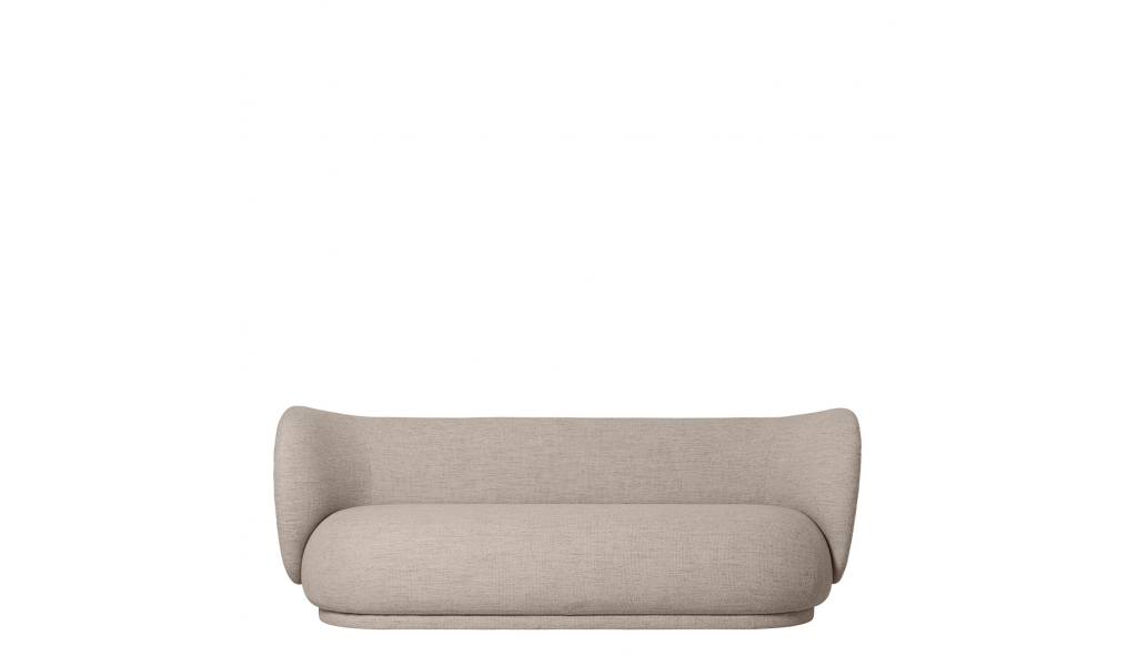 Rico Sofa 3 seater, písková