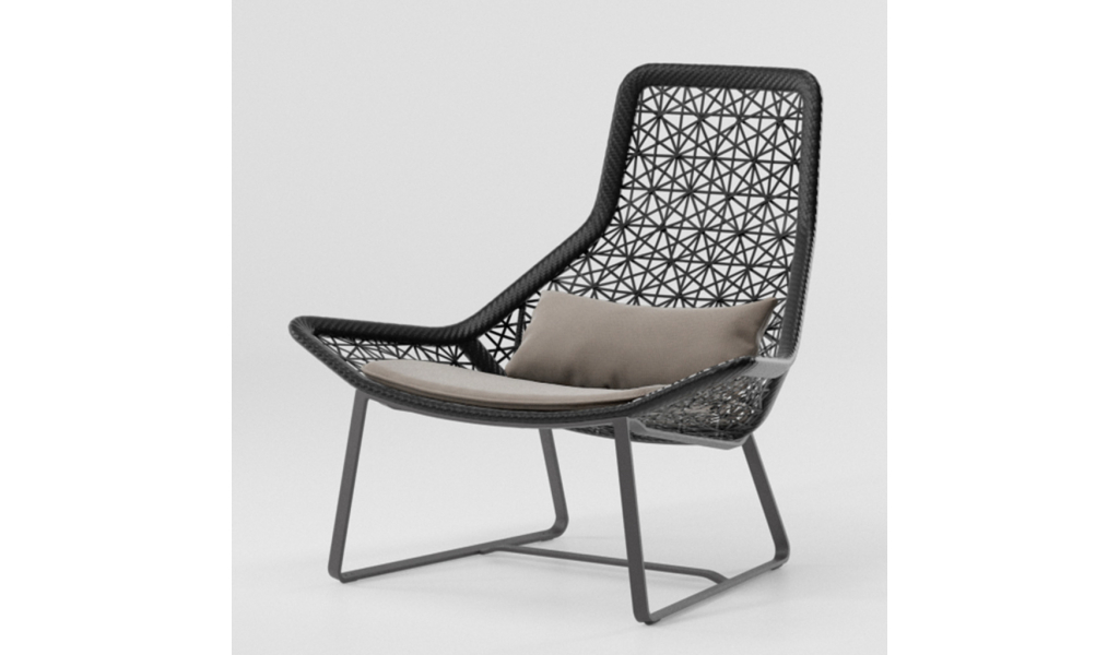 Maia relax armchair aluminium