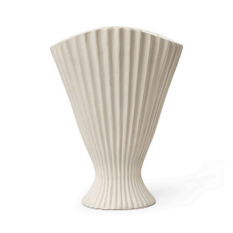 Fountain Vase Off-white